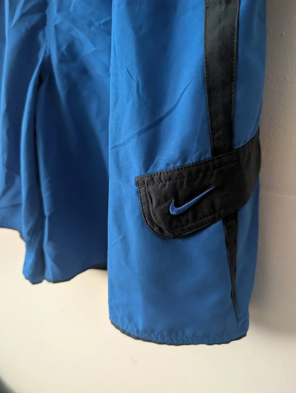 Nike Blue And Black Mens Swim Trunks Size XL